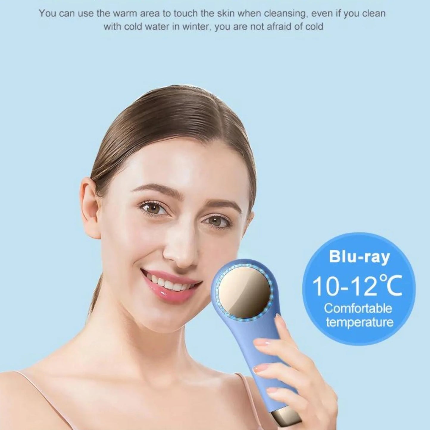 2-in-1 silicone Facial Cleansing Brush and Massager