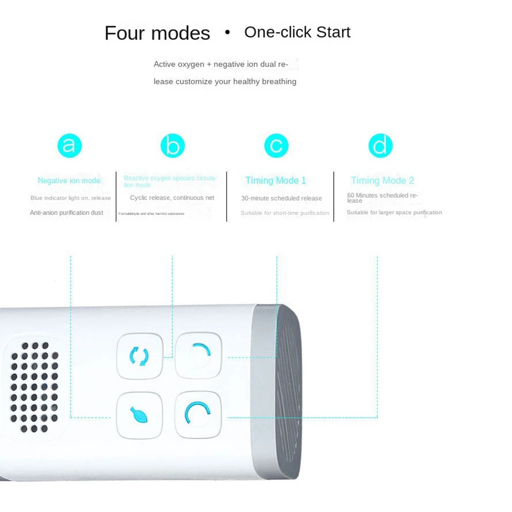 Air purifier ozone disinfection