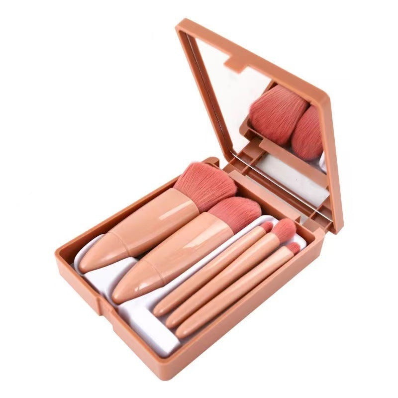 portable boxed makeup brush set