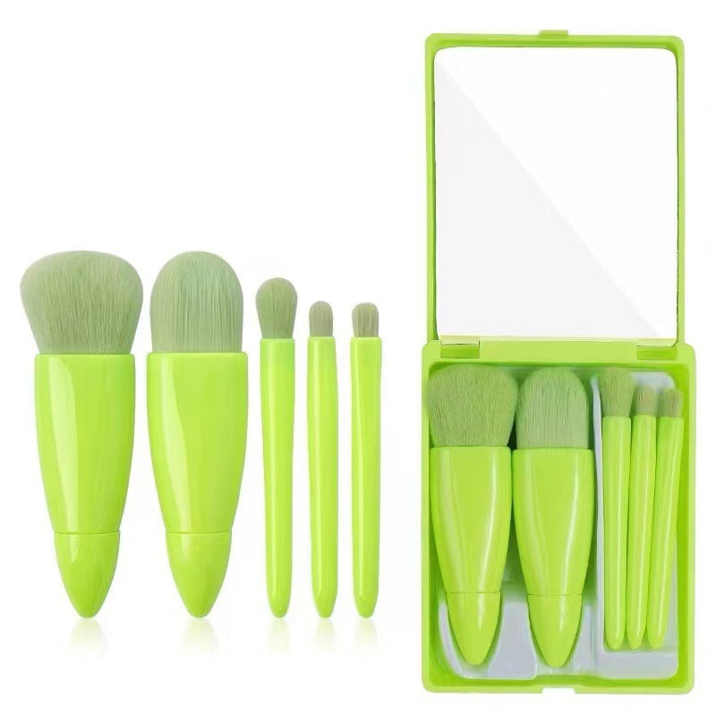 portable boxed makeup brush set