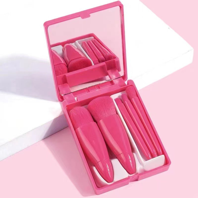portable boxed makeup brush set