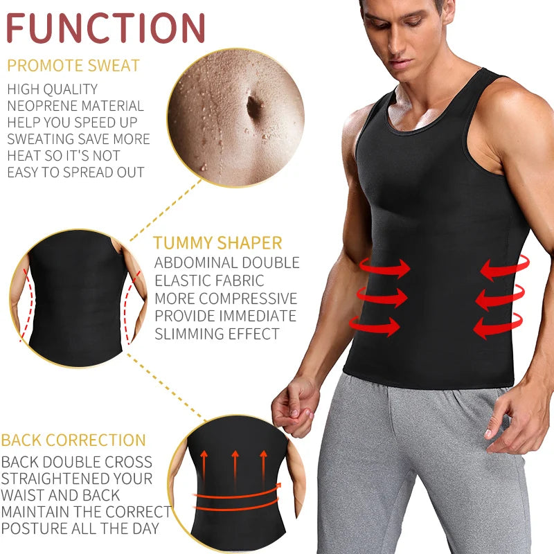 SlimFit Sauna Waist Trimmer for Men