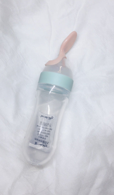 Silicone Baby Spoon Bottle Feeder