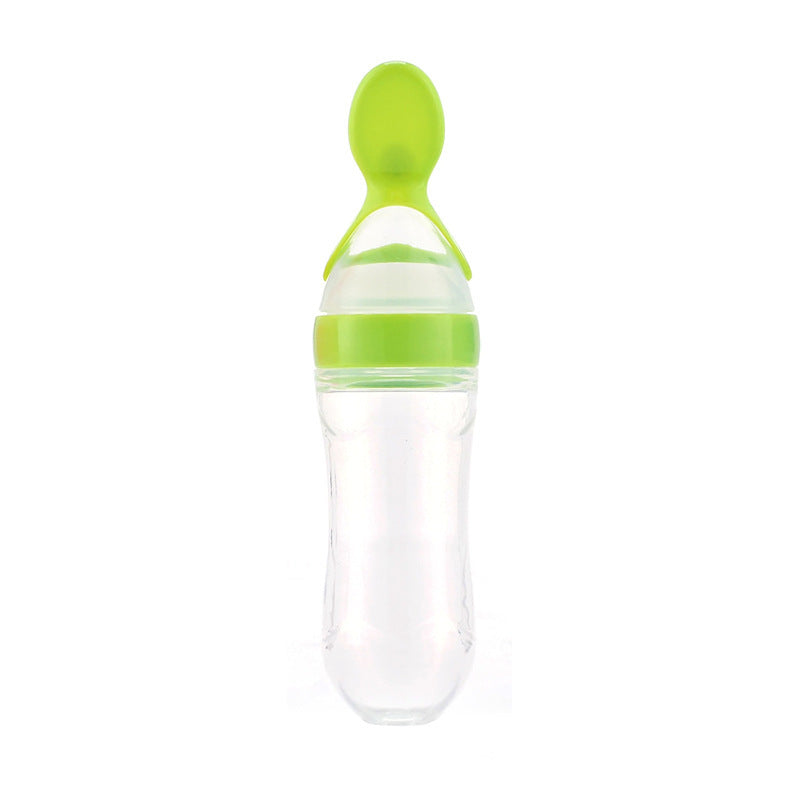 Silicone Baby Spoon Bottle Feeder