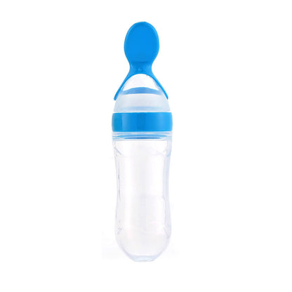 Silicone Baby Spoon Bottle Feeder