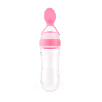 Silicone Baby Spoon Bottle Feeder