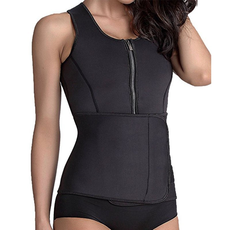 Women's Shapewear Top Belt Vest