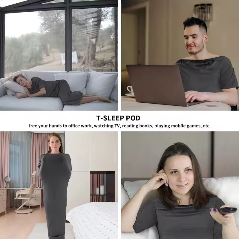 Wearable Capsule Bed Hug Sleep Blanket