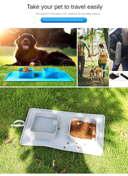 Portable Silicone Folding Pet Bowl