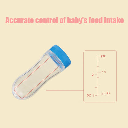 Silicone Baby Spoon Bottle Feeder