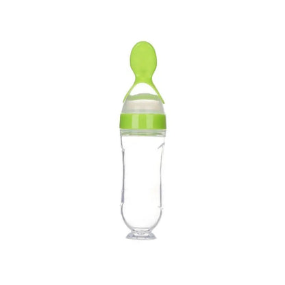 Silicone Baby Spoon Bottle Feeder