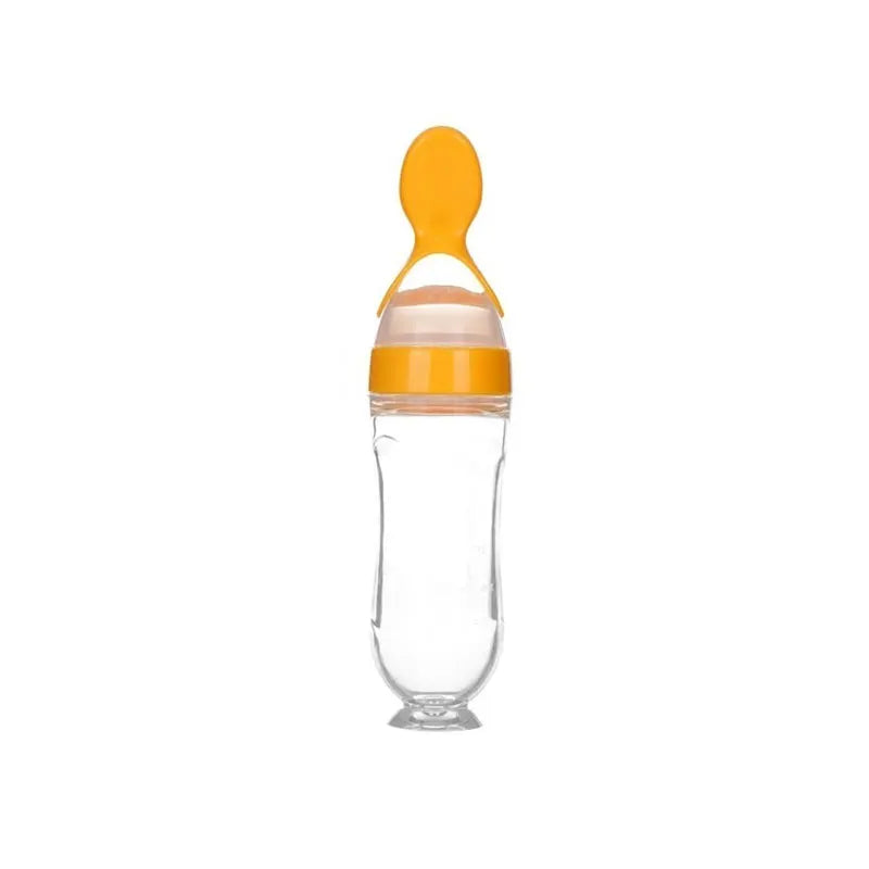 Silicone Baby Spoon Bottle Feeder