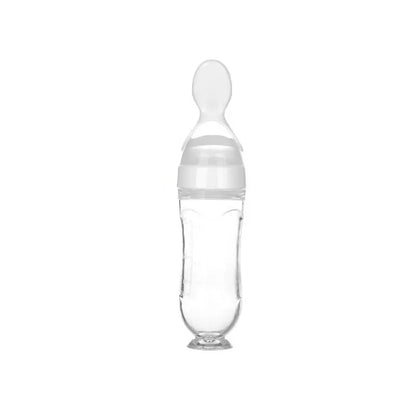 Silicone Baby Spoon Bottle Feeder