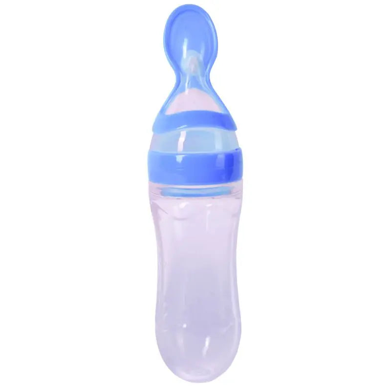 Silicone Baby Spoon Bottle Feeder