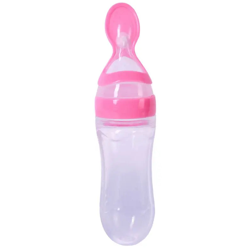 Silicone Baby Spoon Bottle Feeder