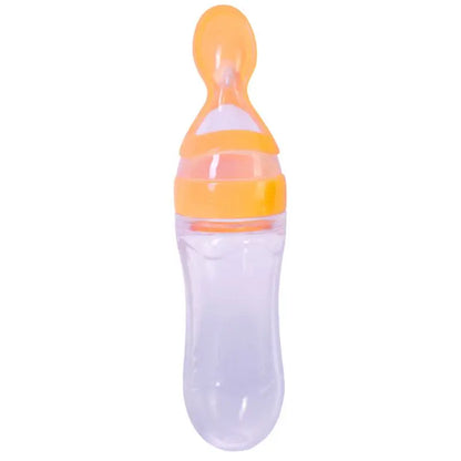 Silicone Baby Spoon Bottle Feeder