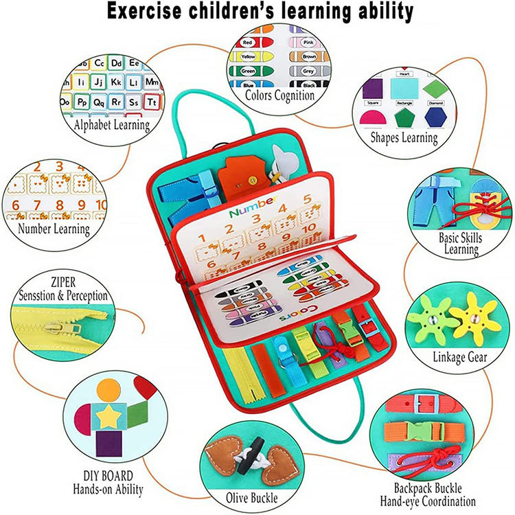 portable Montessori Tessori children early education board