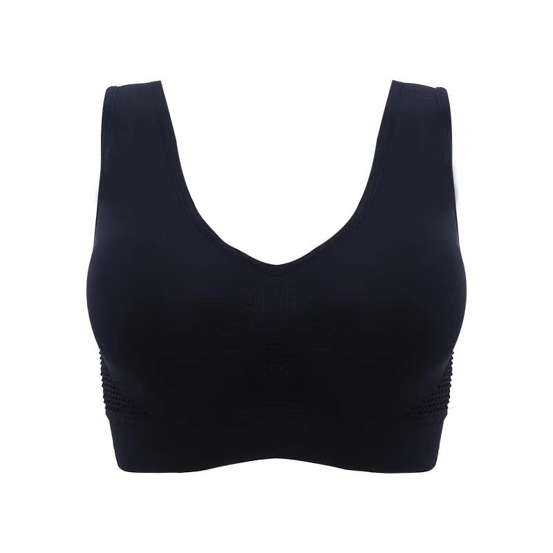 sport bra mesh hollow air hole