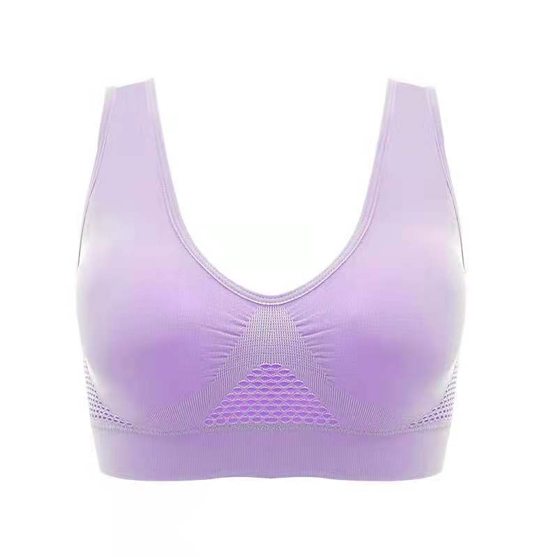 sport bra mesh hollow air hole