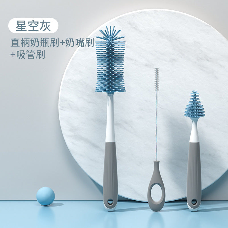 Silicone bottle brush