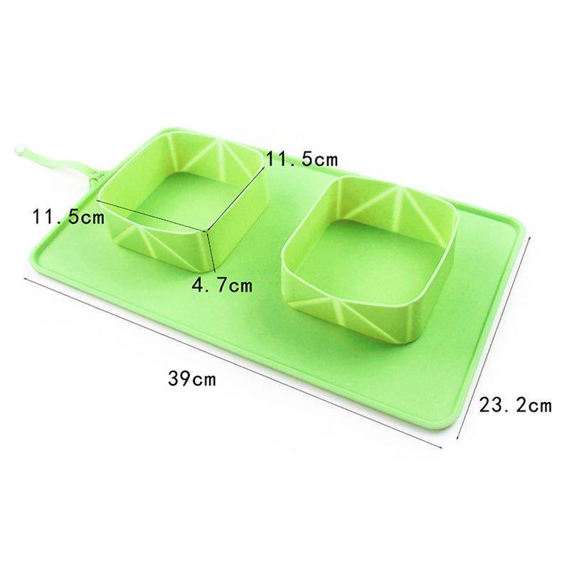 Portable Silicone Folding Pet Bowl