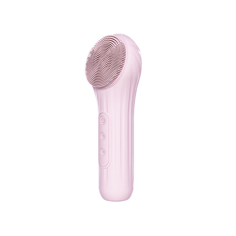 electric rechargeable sonic vibration silicone facial cleanser