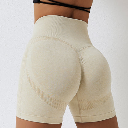 PeachFit Seamless High-Waisted Yoga Shorts