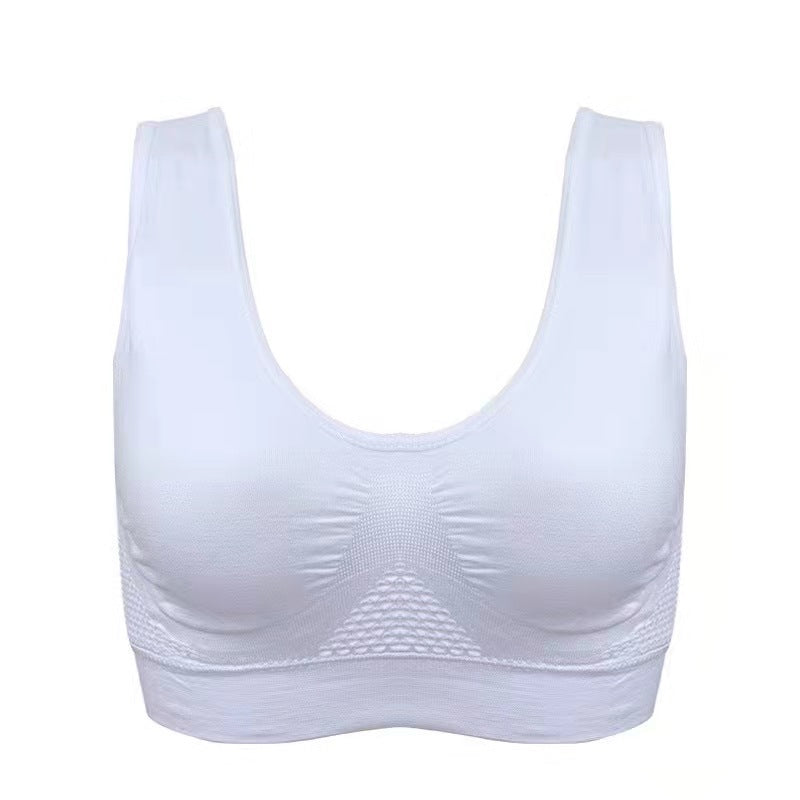 sport bra mesh hollow air hole