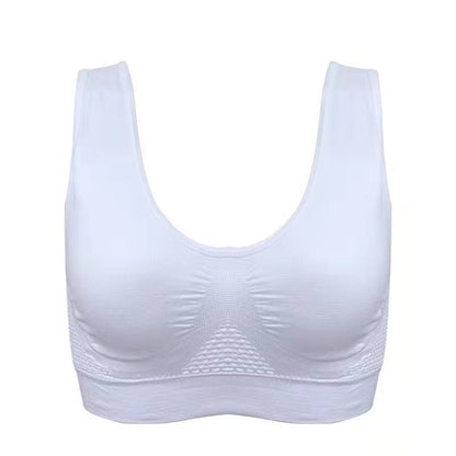 sport bra mesh hollow air hole