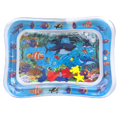 baby inflatable water game mat