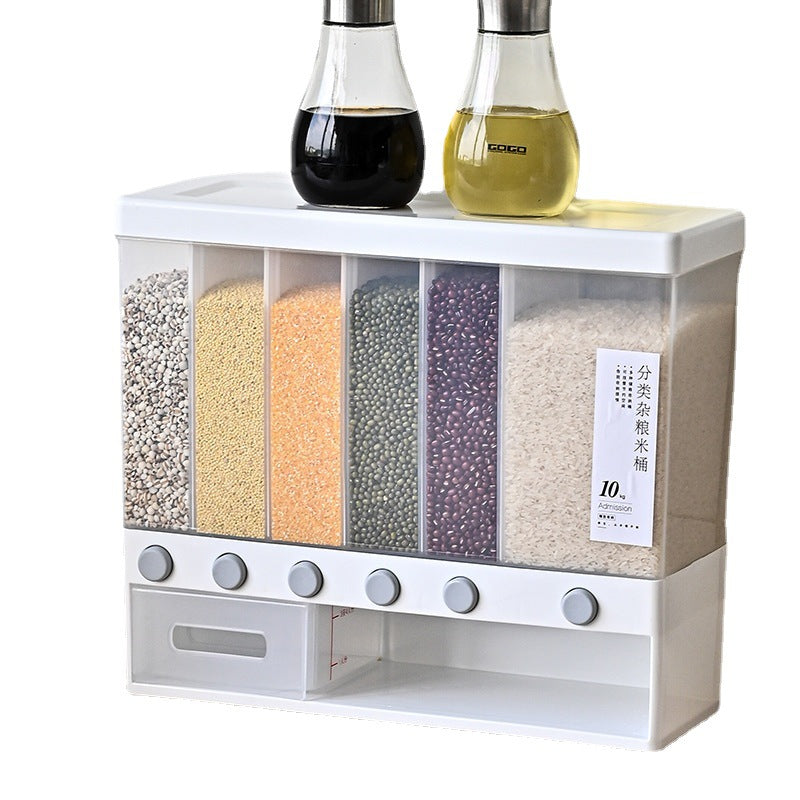 Wall-mounted Grain Dispenser storage box