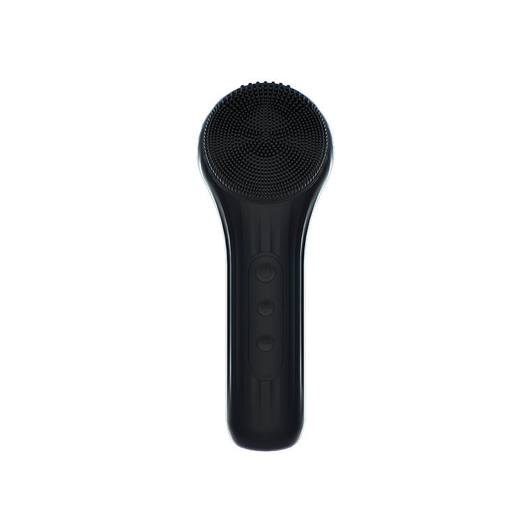 electric rechargeable sonic vibration silicone facial cleanser