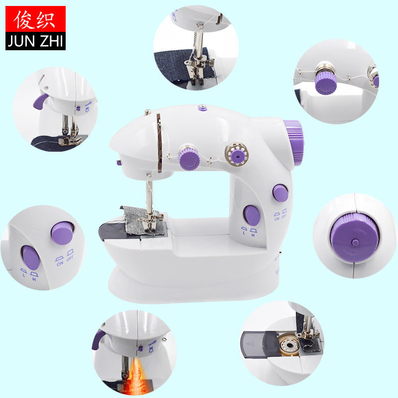 Mini electric sewing machine