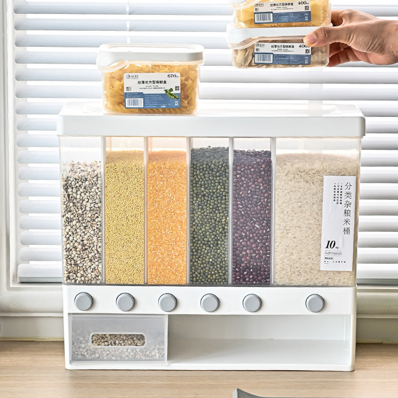 Wall-mounted Grain Dispenser storage box