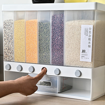 Wall-mounted Grain Dispenser storage box