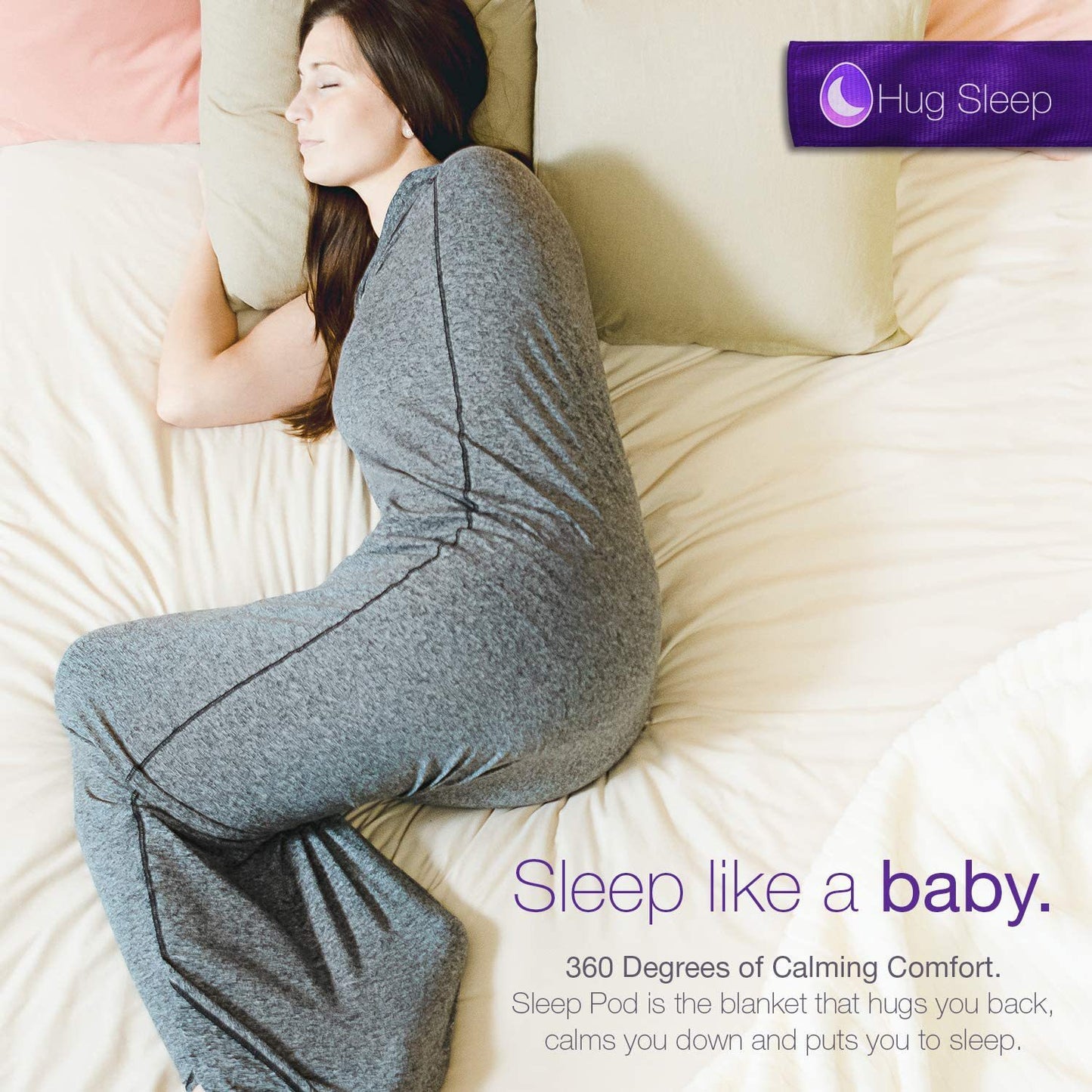 Wearable Capsule Bed Hug Sleep Blanket