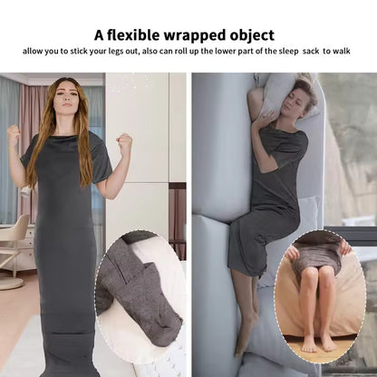 Wearable Capsule Bed Hug Sleep Blanket