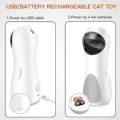 Automatic laser cat toy