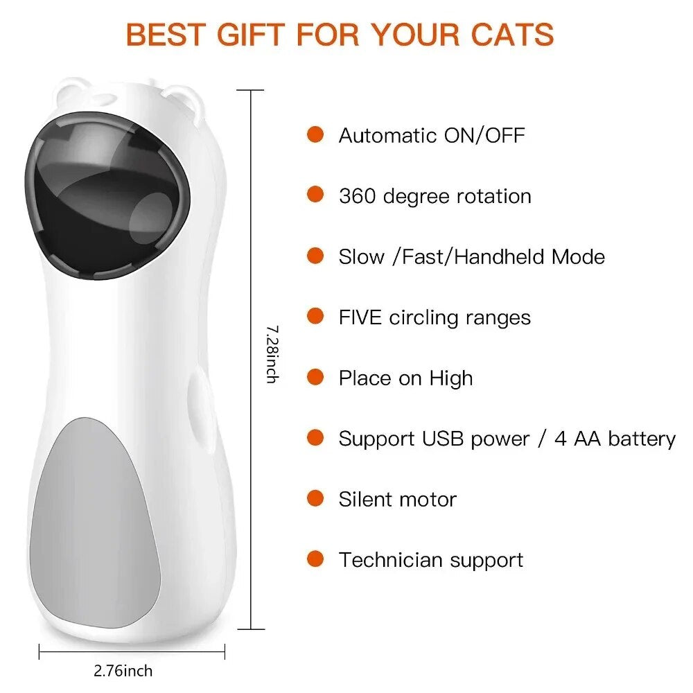 Automatic laser cat toy