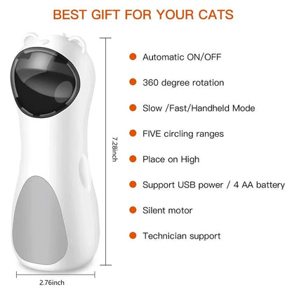 Automatic laser cat toy