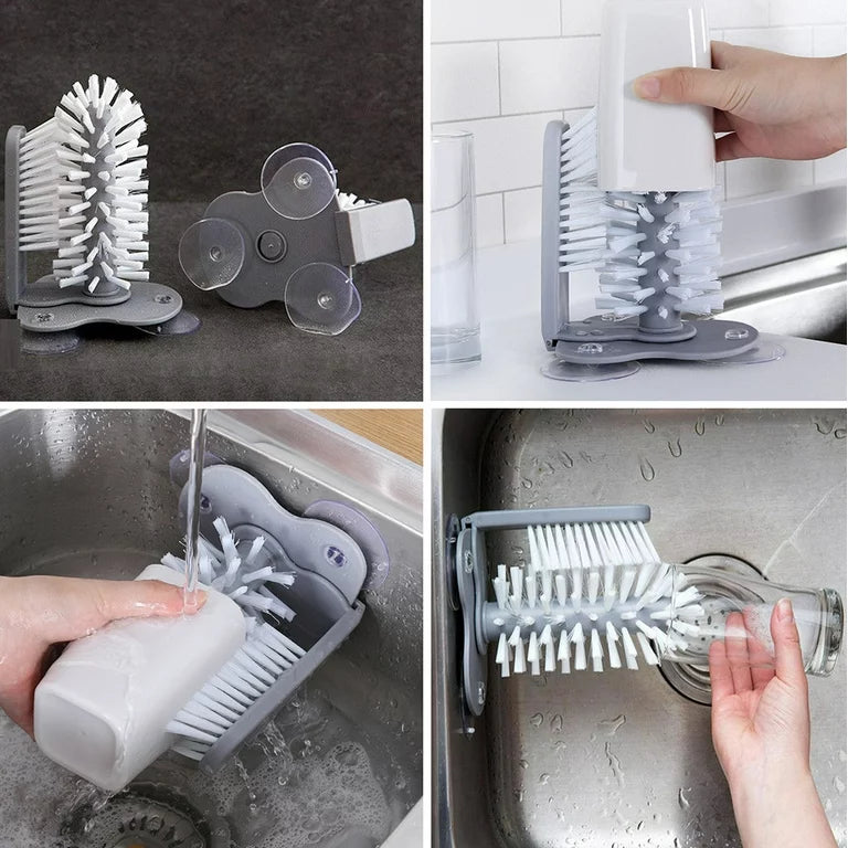 Household Detachable Lazy Cleaning Cup Washing Brush