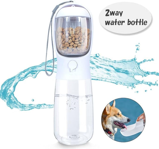 2-in-1 water bottle and food cup