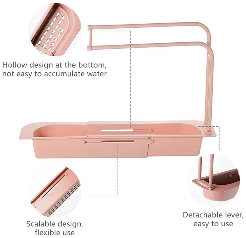 Telescopic Shelf Drain Water Rack